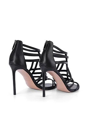 Жіночі черевики шкіряні чорні - фото 3 - Miraton