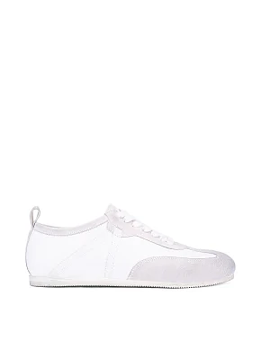 Жіночі кросівки шкіряні білі - фото  - Miraton