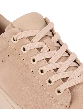 Жіночі кеди велюрові бежеві - фото 5 - Miraton