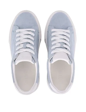 Жіночі кеди велюрові блакитні - фото 1 - Miraton