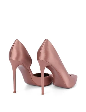 Женские туфли сатиновые бежевые - фото 3 - Miraton