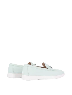 Жіночі сліпери велюрові блакитні - фото 3 - Miraton