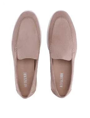 Женские слиперы велюровые бежевые - фото 1 - Miraton