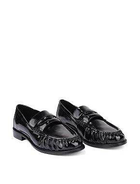 Женские туфли лаковые черные - фото 2 - Miraton