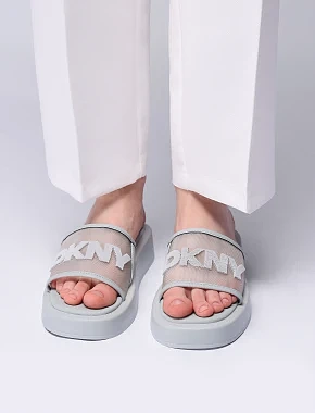 Жіночі шльопанці тканинні сірі - фото 6 - Miraton