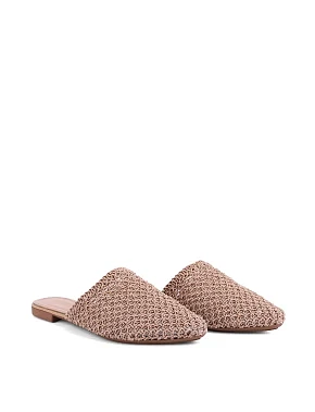 Женские слиперы тканевые бежевые - фото 2 - Miraton