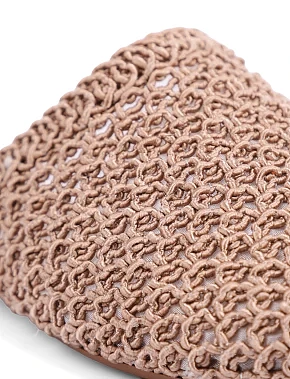 Женские слиперы тканевые бежевые - фото 4 - Miraton