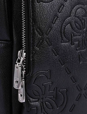 Мужская сумка из экокожи черная - фото 3 - Miraton