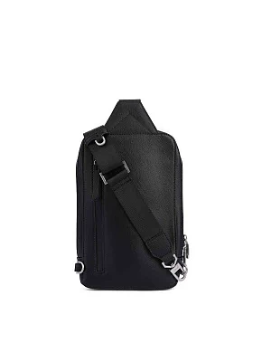 Мужская сумка из экокожи черная - фото 2 - Miraton