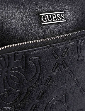 Мужская сумка мессенджер из экокожи черная - фото 3 - Miraton