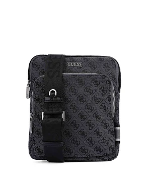 Мужская сумка мессенджер из экокожи черная - фото 5 - Miraton