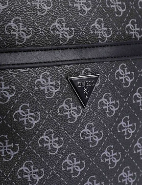 Мужская сумка мессенджер из экокожи черная - фото 3 - Miraton