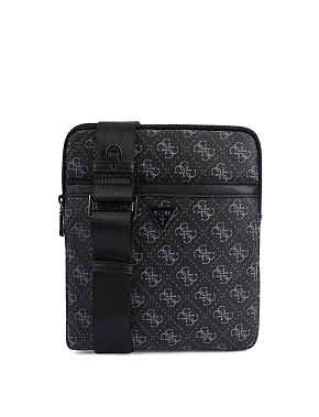 Мужская сумка мессенджер из экокожи черная - фото 5 - Miraton