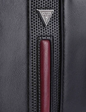 Мужская сумка мессенджер из экокожи черная - фото 3 - Miraton