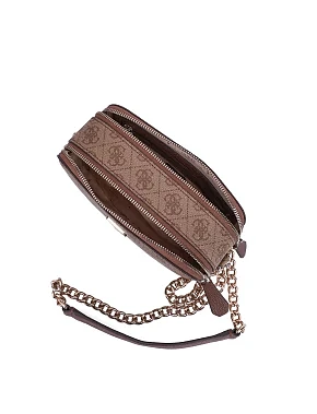 Женская сумка из экокожи бежевая - фото 5 - Miraton