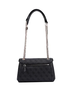 Женская сумка через плечо из экокожи черная - фото 2 - Miraton