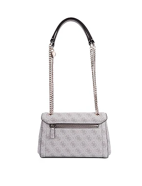 Женская сумка через плечо из экокожи молочного цвета - фото 2 - Miraton