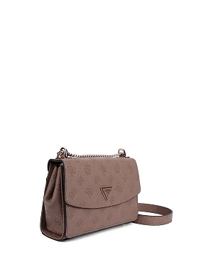 Женская сумка кросс-боди из экокожи бежевая - фото 1 - Miraton