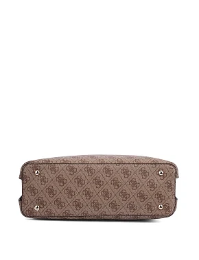 Женская сумка из экокожи бежевая - фото 4 - Miraton