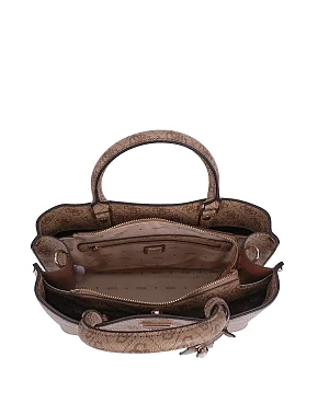 Женская сумка из экокожи бежевая - фото 5 - Miraton