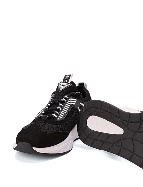 Женские кроссовки из экокожи черные - фото 5 - Miraton