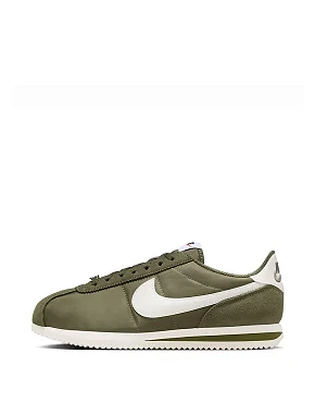 Женские кроссовки Nike W NIKE CORTEZ TXT кожаные зеленые - фото 1 - Miraton