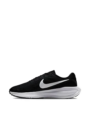 Мужские кроссовки Nike REVOLUTION 9 текстильные черные - фото 1 - Miraton