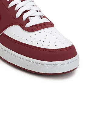 Женские кеды Nike W NIKE COURT VISION LO P NBK из экокожи красные - фото 5 - Miraton