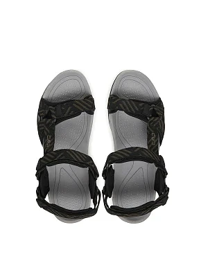 Мужские сандалии CMP HAMAL HIKING SANDAL из экокожи черные - фото 3 - Miraton