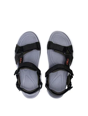 Мужские сандалии CMP HAMAL HIKING SANDAL из экокожи зеленые - фото 4 - Miraton
