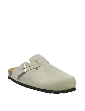 Женские сабо CMP NAVARRO SLIPPERS замшевые зеленые - фото 1 - Miraton