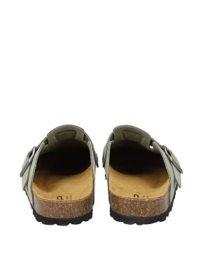 Женские сабо CMP NAVARRO SLIPPERS замшевые зеленые - фото 3 - Miraton