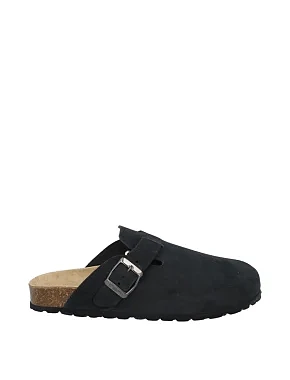 Жіночі сабо CMP NAVARRO SLIPPERS замшеві чорні - фото  - Miraton