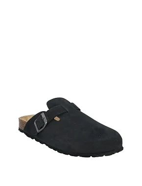 Жіночі сабо CMP NAVARRO SLIPPERS замшеві чорні - фото 2 - Miraton