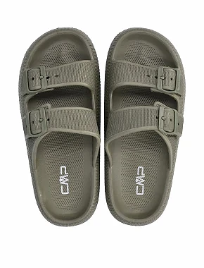 Чоловічі шльопанці CMP BELEM SLIPPER гумові зелені - фото 4 - Miraton