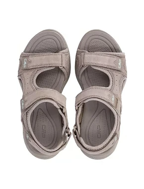 Женские сандалии CMP EMBY HIKING SANDAL из нубука бежевые - фото 4 - Miraton
