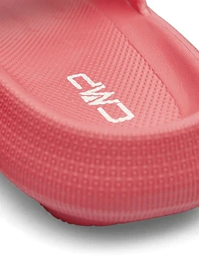 Жіночі шльопанці CMP RUBY SLIPPER гумові коралові - фото 4 - Miraton