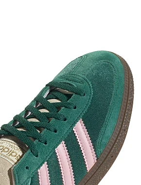Женские кеды Adidas HANDBALL SPEZIAL кожаные зеленые - фото 6 - Miraton