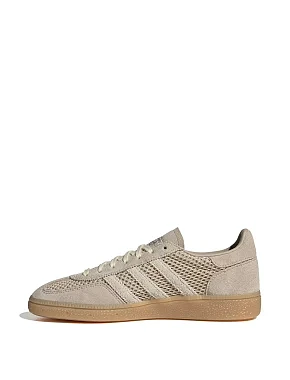 Женские кеды Adidas HANDBALL SPEZIAL кожаные бежевые - фото 1 - Miraton