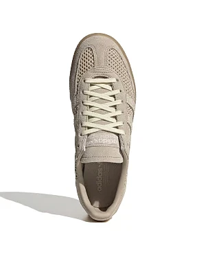 Женские кеды Adidas HANDBALL SPEZIAL кожаные бежевые - фото 4 - Miraton