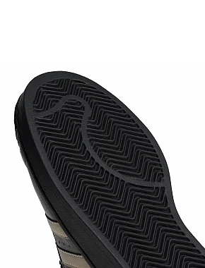 Мужские кеды Adidas SUPERSTAR II кожаные черные - фото 6 - Miraton