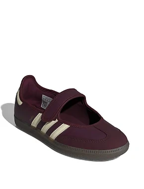 Жіночі кеди Adidas SAMBA JANE шкіряні бордові - фото 3 - Miraton