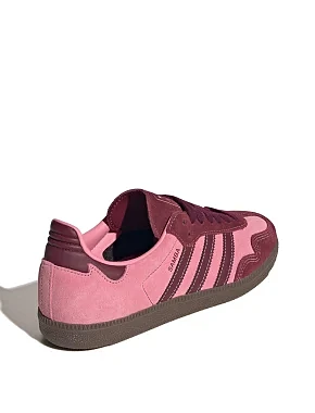 Женские кеды Adidas SAMBA OG кожаные розовые - фото 2 - Miraton