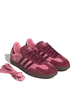 Женские кеды Adidas SAMBA OG кожаные розовые - фото 6 - Miraton