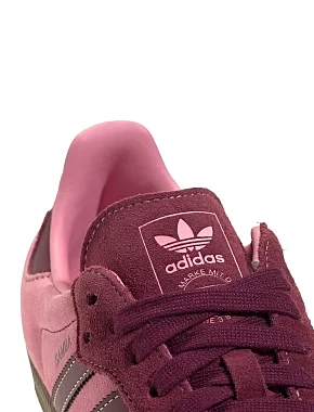Женские кеды Adidas SAMBA OG кожаные розовые - фото 8 - Miraton