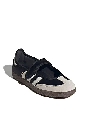 Женские кеды Adidas SAMBA JANE кожаные черные - фото 3 - Miraton