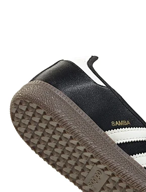 Женские кеды Adidas SAMBA JANE кожаные черные - фото 6 - Miraton