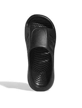 Жіночі шльопанці Adidas adiFOM IIInfinity з екошкіри чорні - фото 4 - Miraton