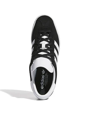 Мужские кеды Adidas STADT кожаные черные - фото 4 - Miraton
