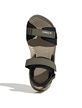 Чоловічі сандалі Adidas TERREX HYDROTERRA текстильні зелені - фото 4 - Miraton